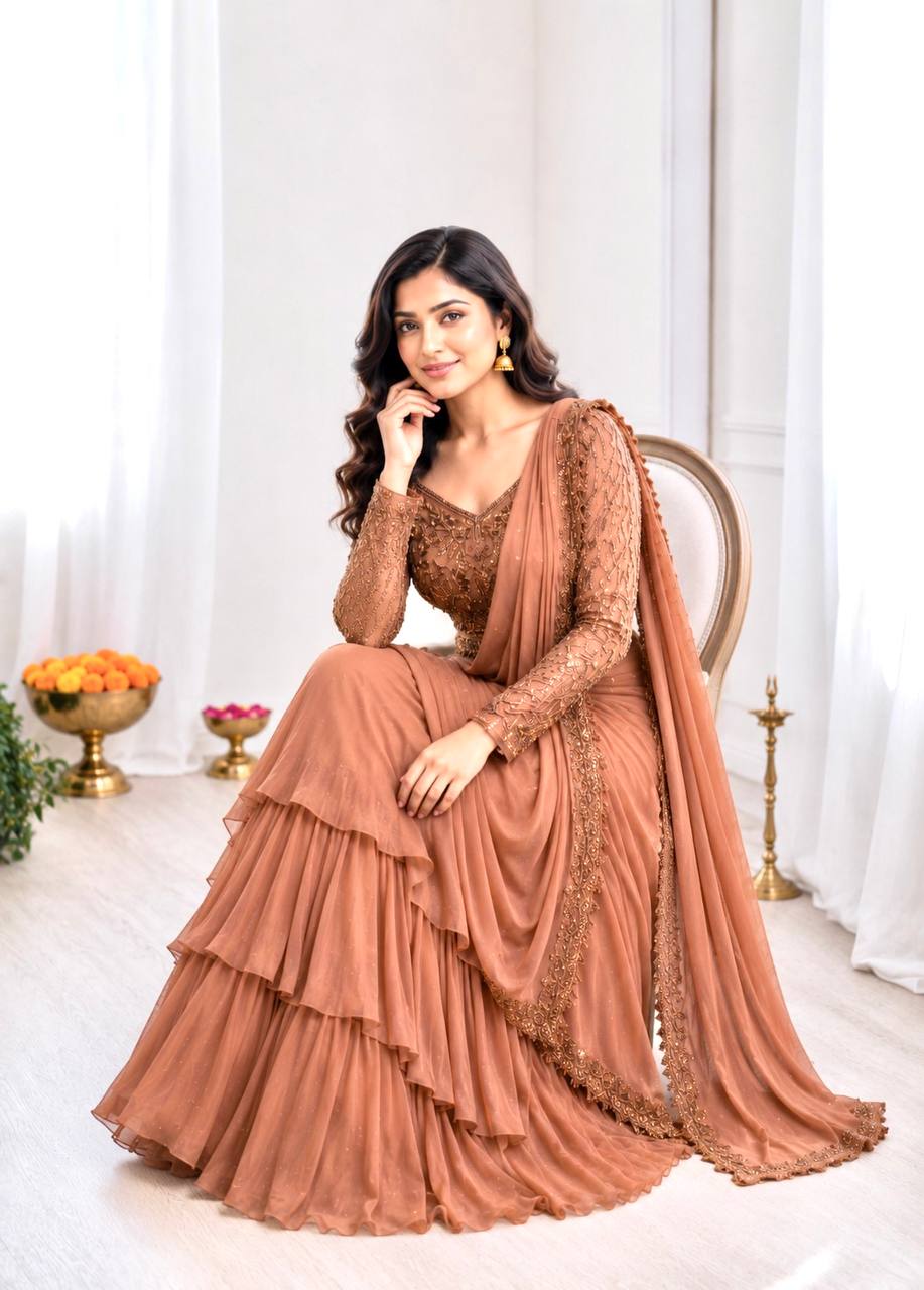 Ready-to-Wear Lehenga Saree with Choli