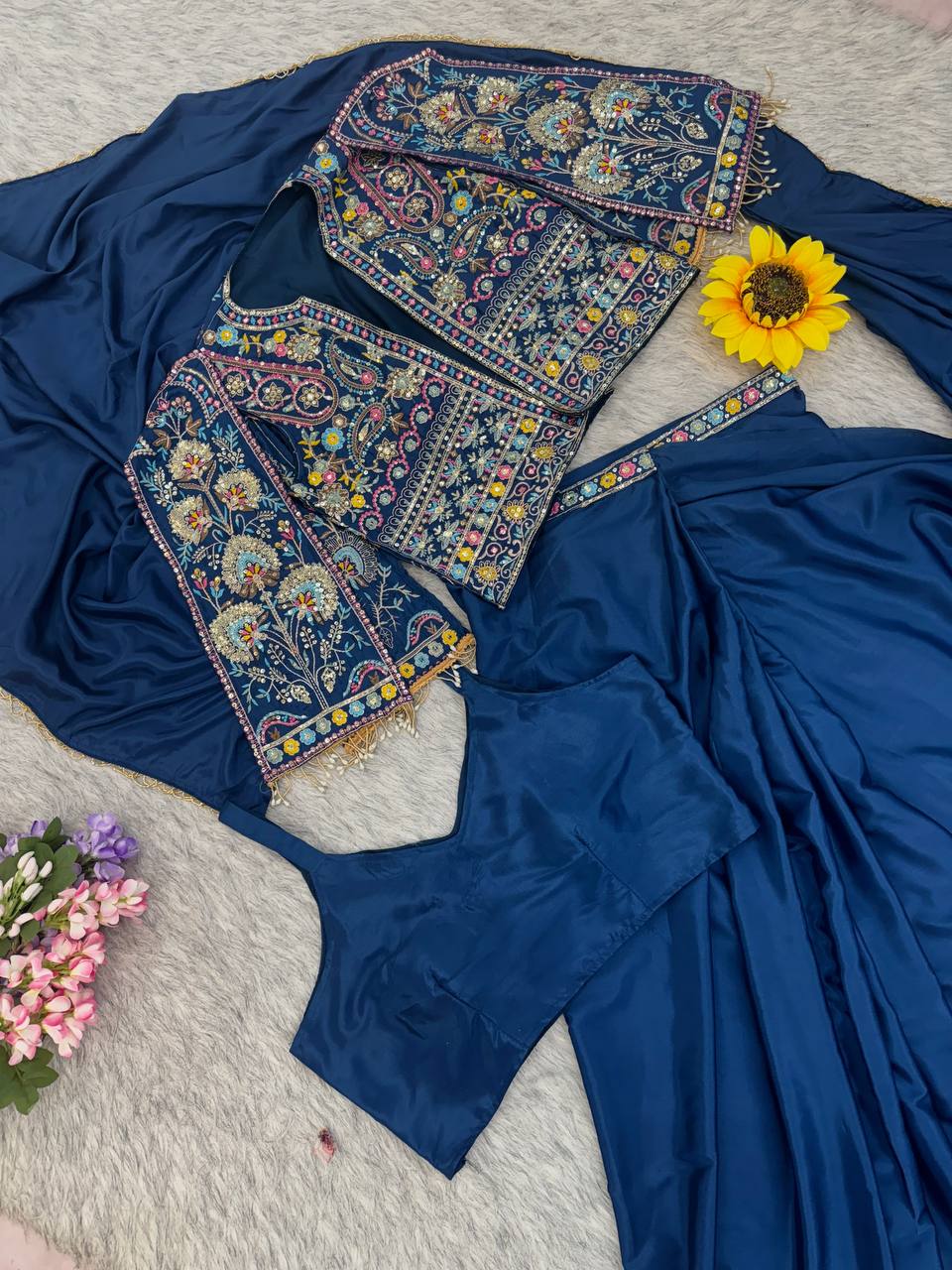 Ready-to-Wear Heavy Crepe Silk Saree