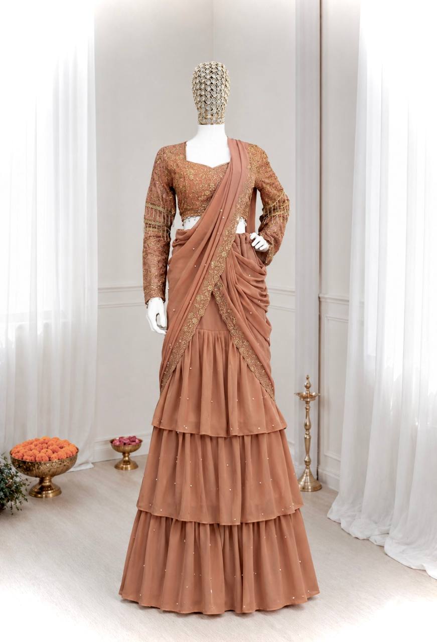Ready-to-Wear Lehenga Saree with Choli
