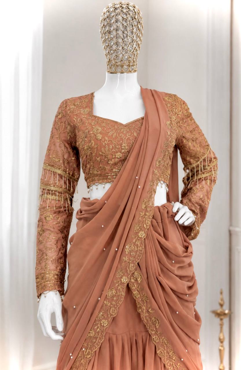 Ready-to-Wear Lehenga Saree with Choli